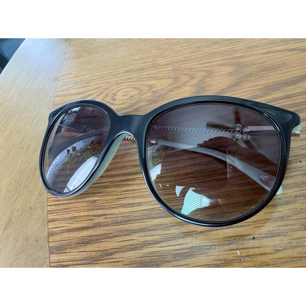⁠Tiffany & Co Sunglasses Black Tiffany Blue Frame Gradient Lenses BT3092930⁠